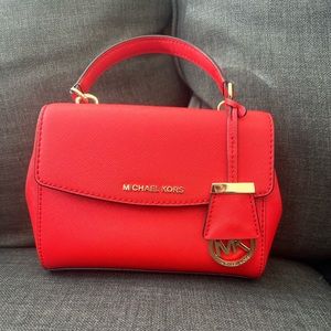 Red Michael kors small bag